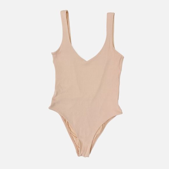 L Space Arizona Ribbed One Piece Swimsuit Desert Rose Size 8 - Picture 5 of 15
